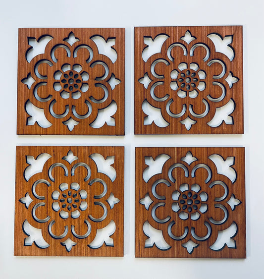 Drink Coasters - Set of 4 pattern Coaster Set