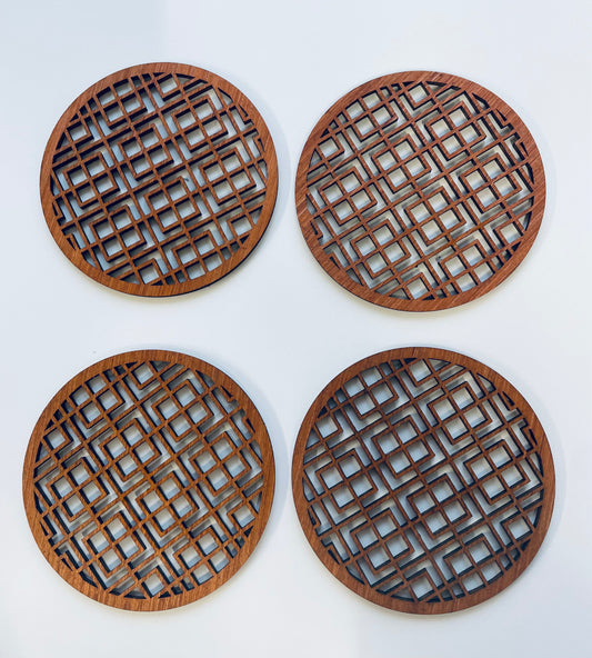 Drink Coasters - Set of 4 pattern Coaster Set