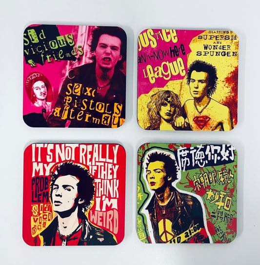 Drink Coasters - Set of 4 pattern Coaster Set