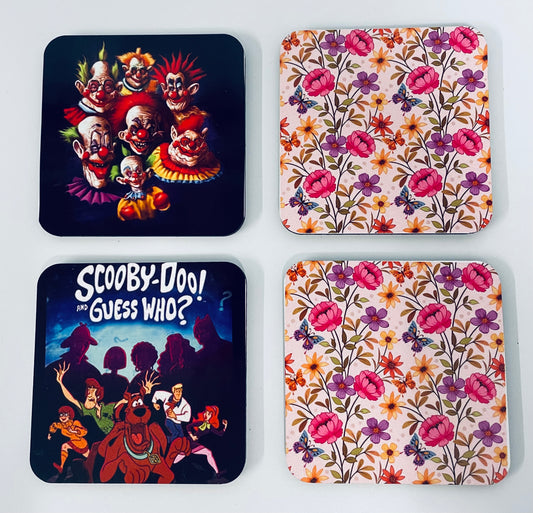 Drink Coasters - Set of 4 pattern Coaster Set