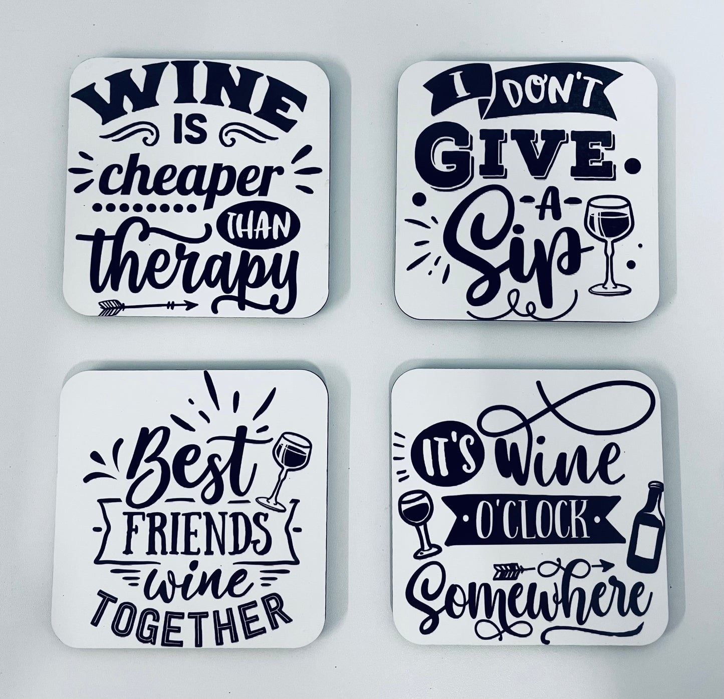 Drink Coasters - Set of 4 pattern Coaster Set