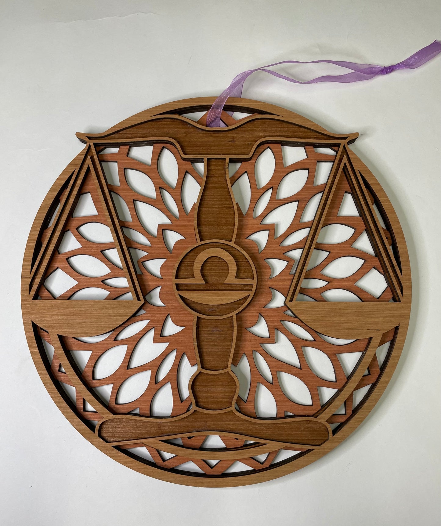 Libra Zodiac 3D Mandala Layered Wall Art