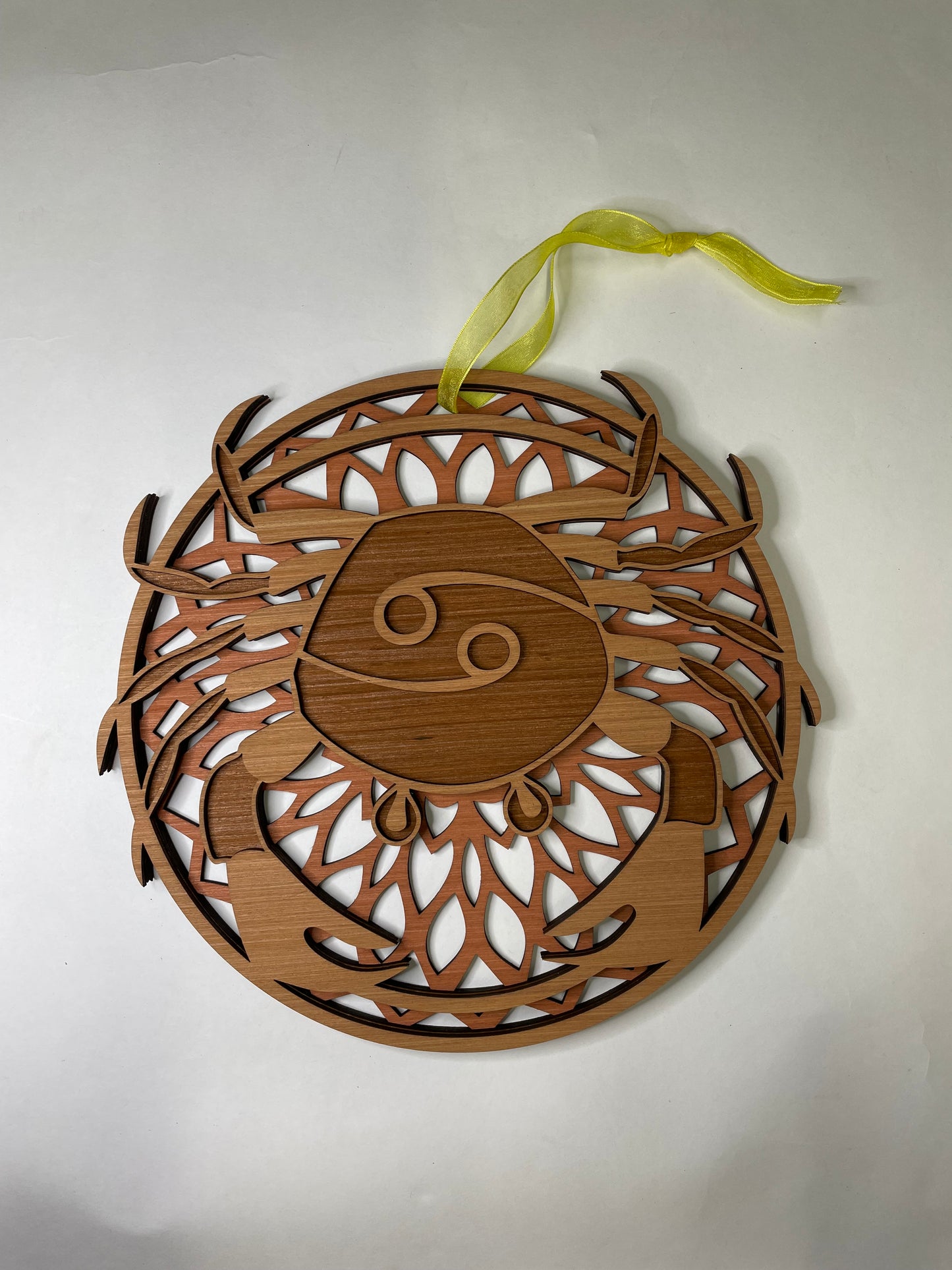 Cancer Zodiac 3D Mandala Layered Wall Art