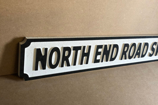 North End Road SW6 - Street Sign - Wall Art