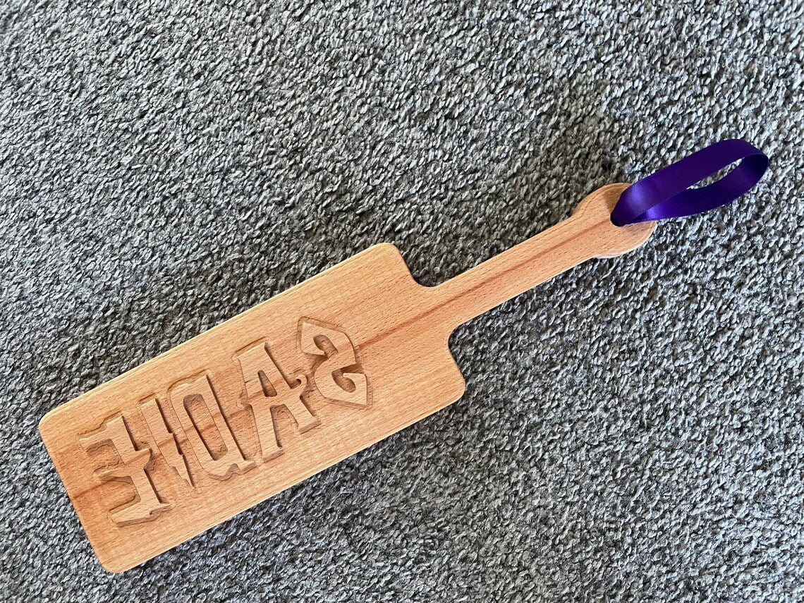 BDSM Spanking Paddle - Personalized