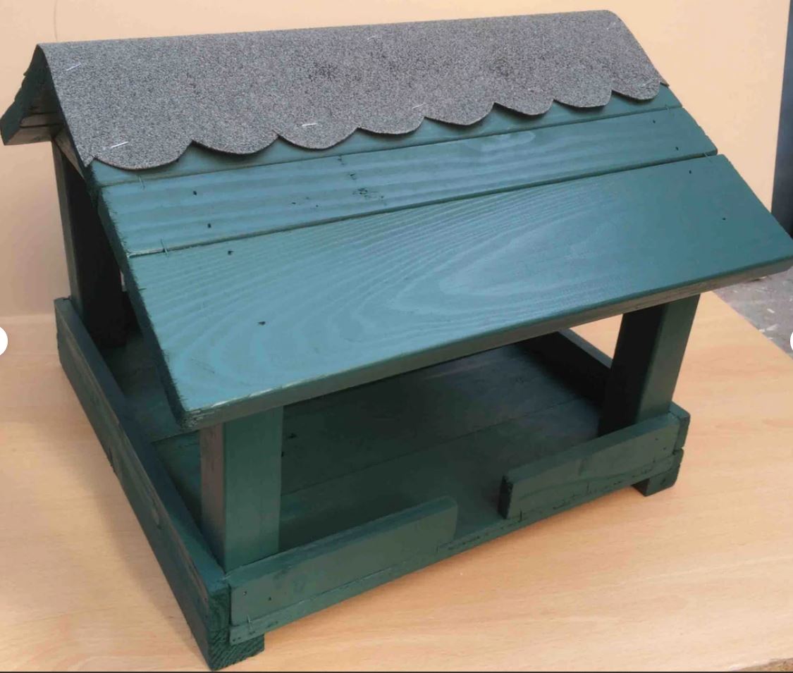 Garden Bird Feeder Table - Pastel Colour Sage