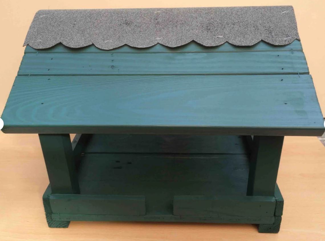 Garden Bird Feeder Table - Pastel Colour Sage