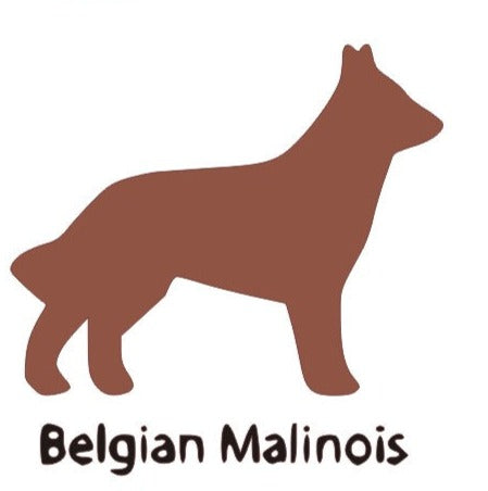 Belgian Malinois Dog Wooden Bone Shaped Lead Holder or Key Holder