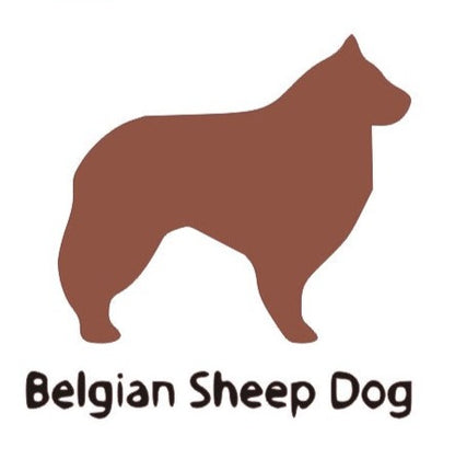 Belgian Sheep Dog - Dog Wooden Bone Shaped Lead Holder or Key Holder