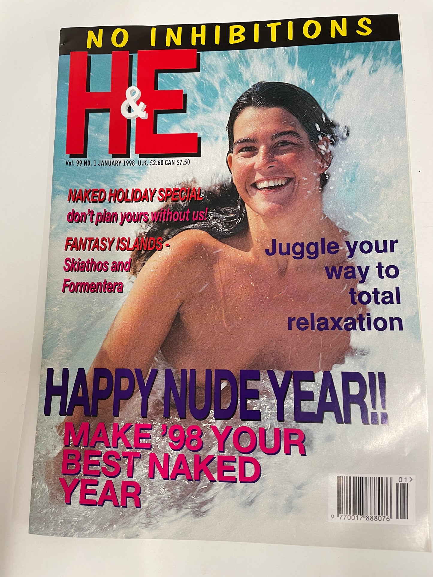 H&E health and efficiency International naturism Magazine - 1998 issues