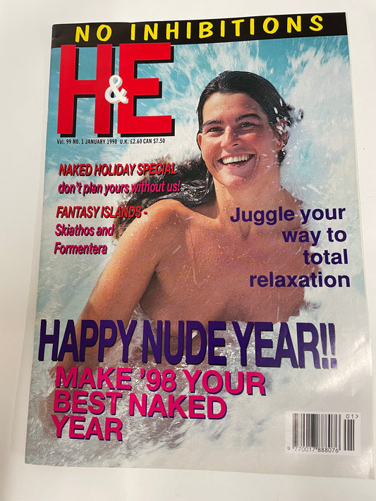 H&E health and efficiency International naturism Magazine - 1998 issues