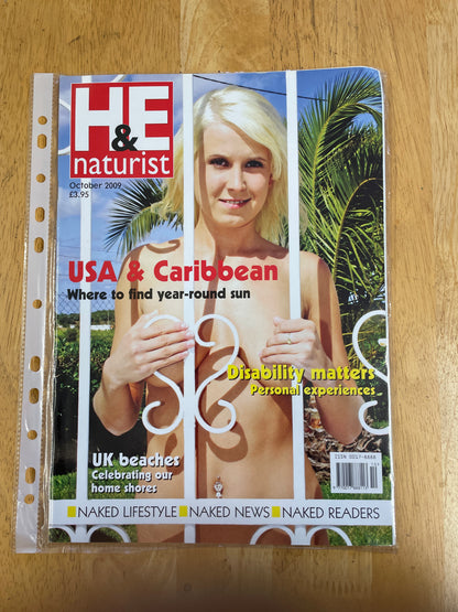 H&E health and efficiency International naturism Magazine - 2009 issues