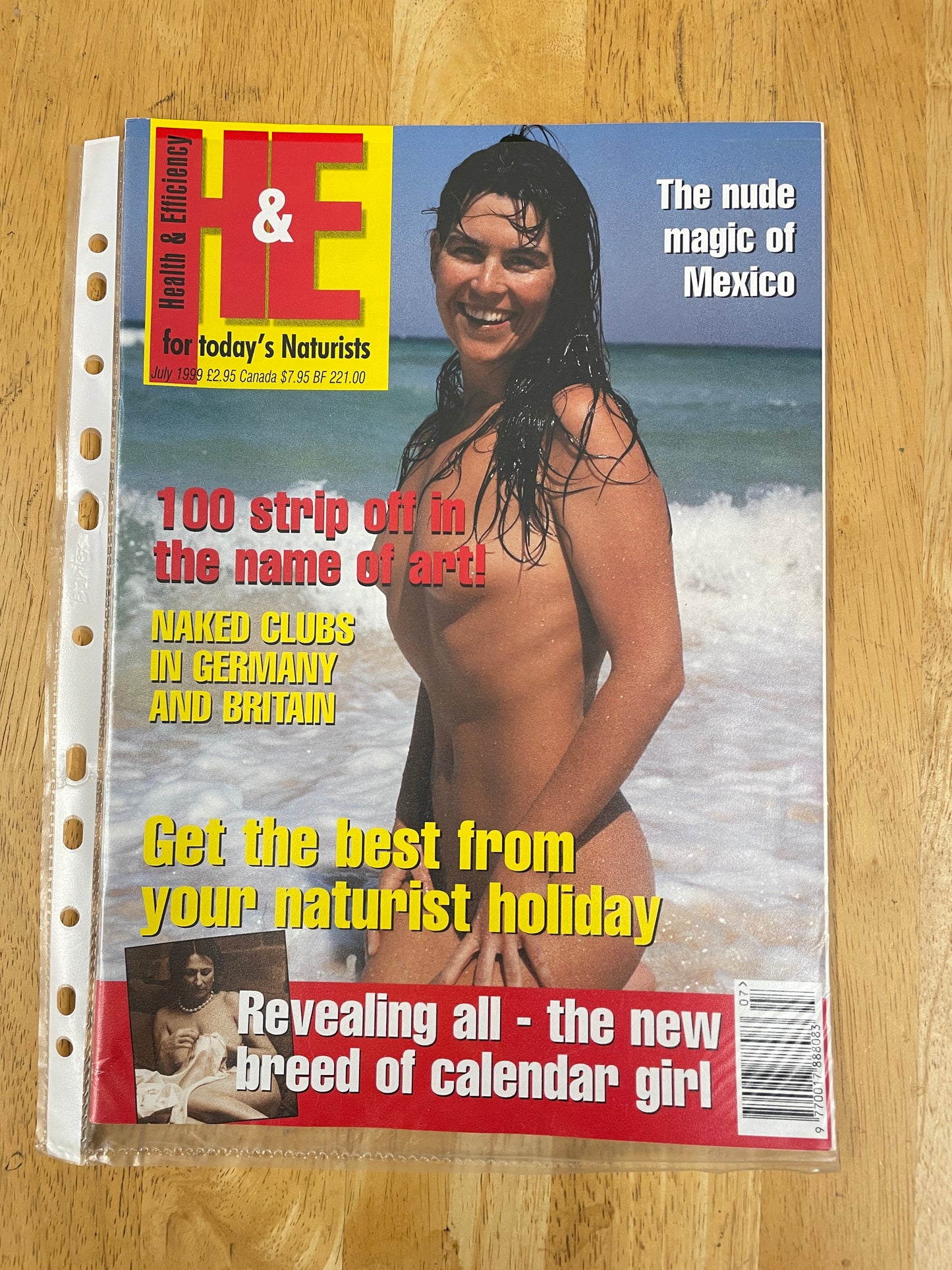 H&E health and efficiency International naturism Magazine - 1999 issues