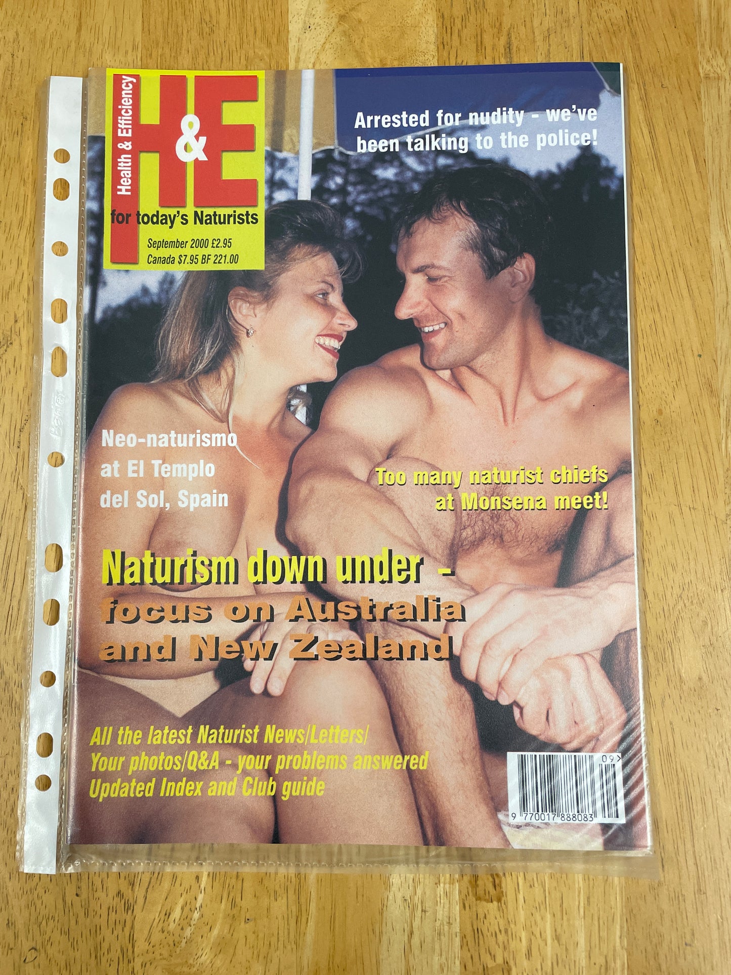 H&E health and efficiency International naturism Magazine - 2000 issues