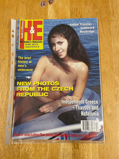 H&E health and efficiency International naturism Magazine - 2000 issues