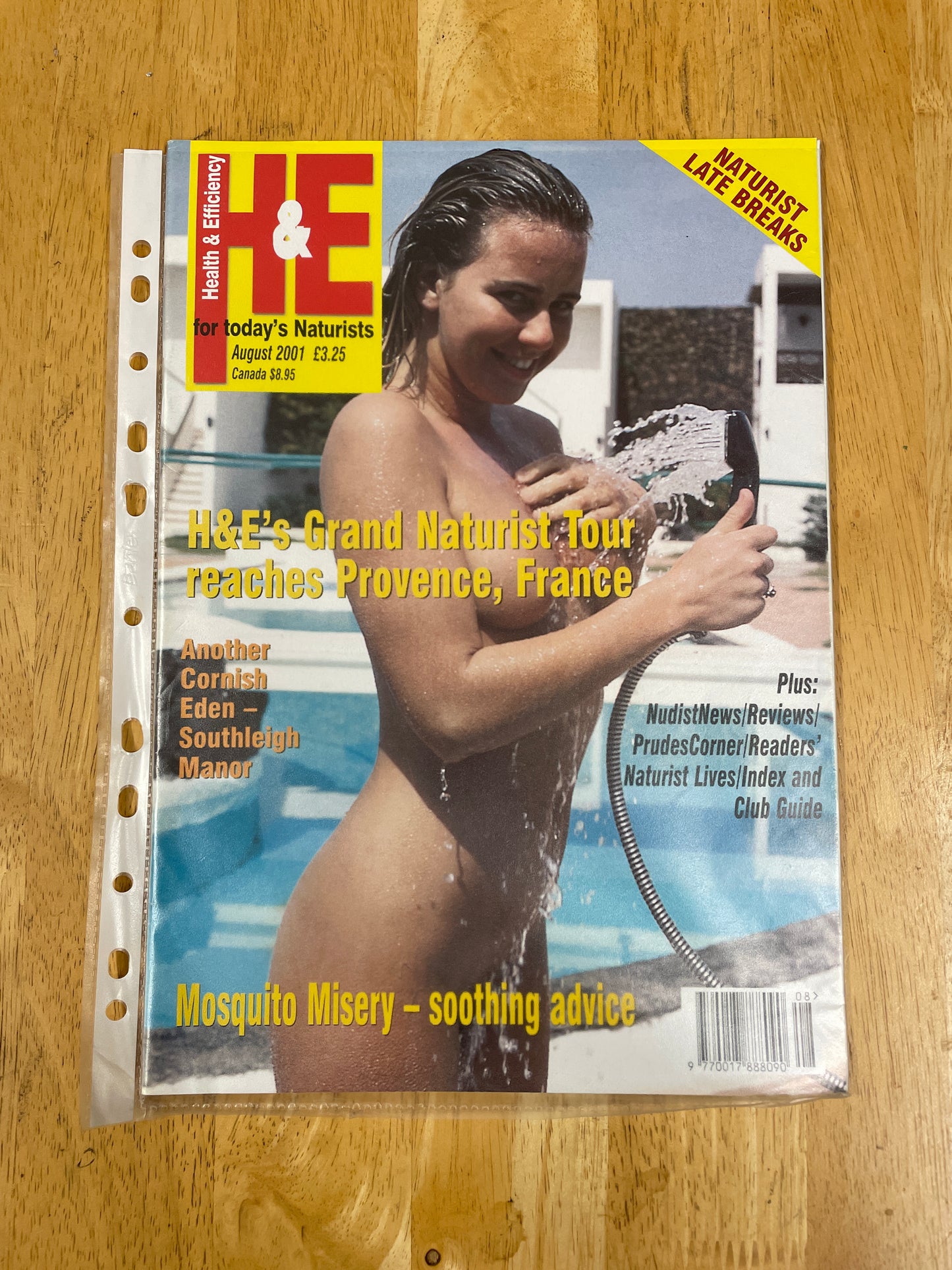 H&E health and efficiency International naturism Magazine - 2001 issues