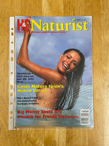 H&E health and efficiency International naturism Magazine - 2002 issues