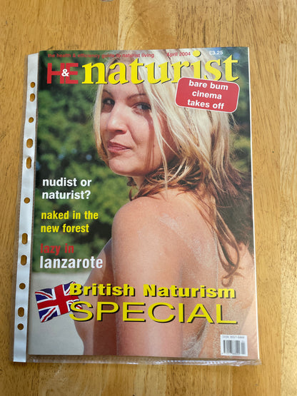 H&E health and efficiency International naturism Magazine - 2004 issues
