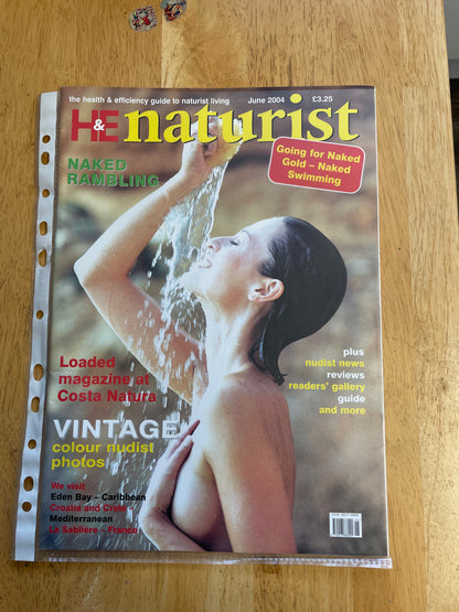 H&E health and efficiency International naturism Magazine - 2004 issues