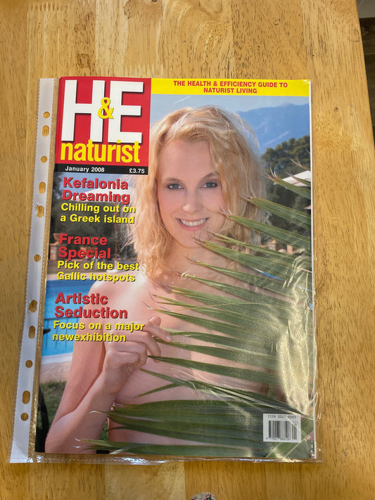 H&E health and efficiency International naturism Magazine - 2008 issues