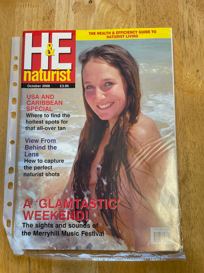 H&E health and efficiency International naturism Magazine - 2008 issues
