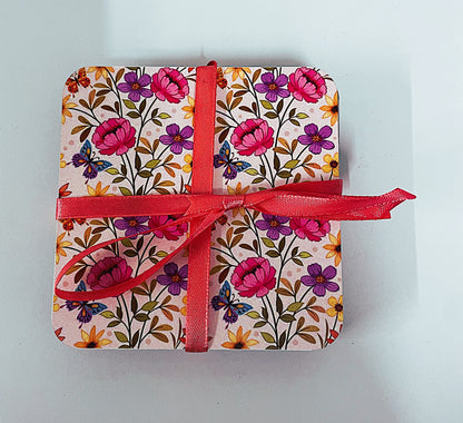 Drink Coasters - Set of 4 pattern Coaster Set