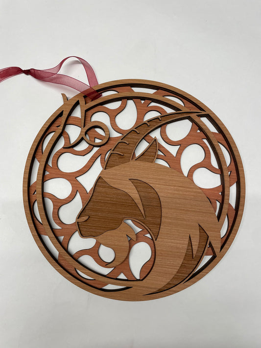 Capricorn Zodiac 3D Mandala Layered Wall Art