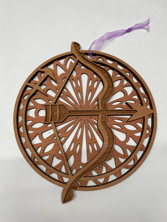 Sagittarius Zodiac 3D Mandala Layered Wall Art