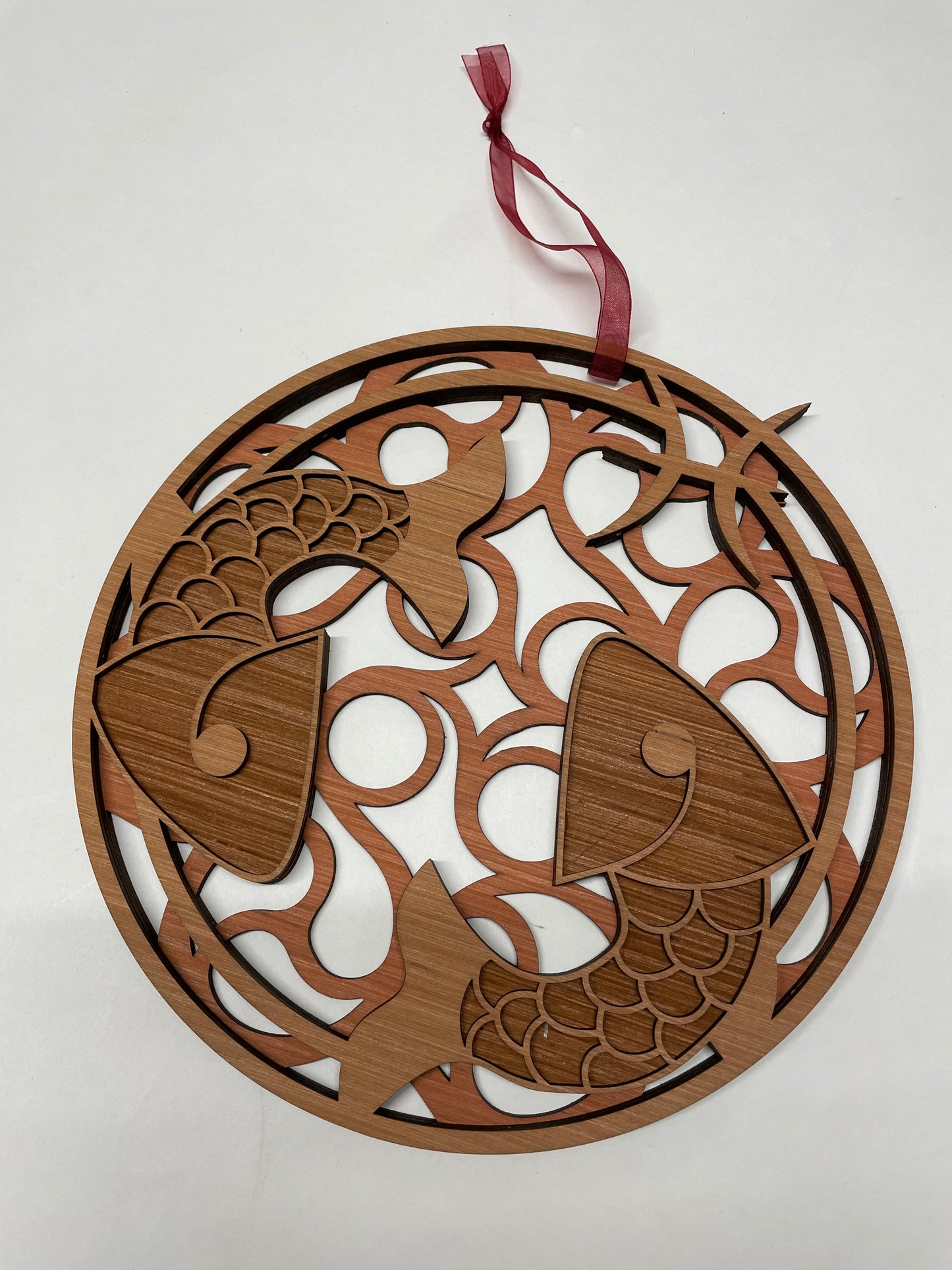 Pisces Zodiac 3D Mandala Layered Wall Art