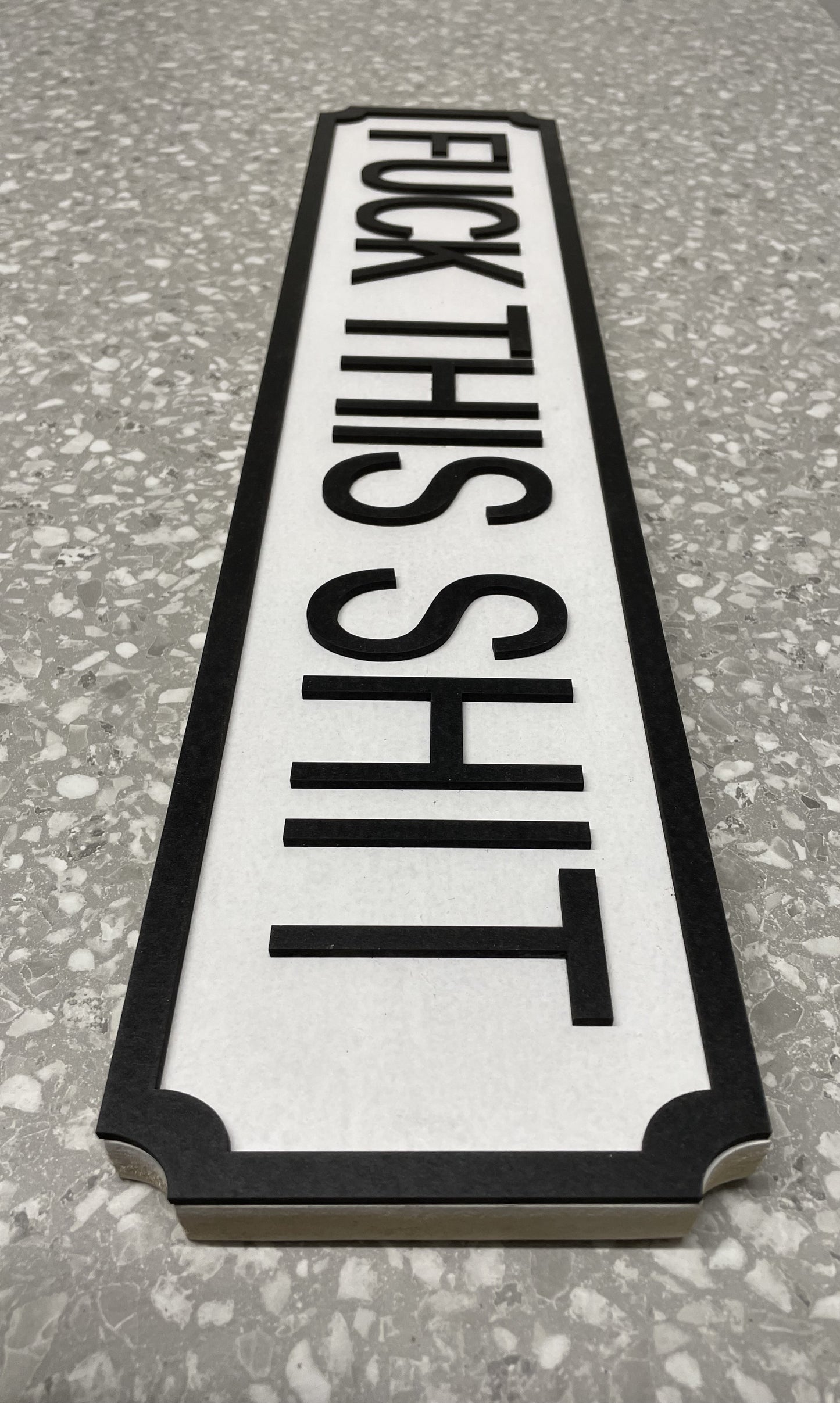 Fuck This Shit - Street Sign - Wall Art