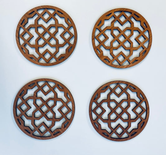 Drink Coasters - Set of 4 pattern Coaster Set