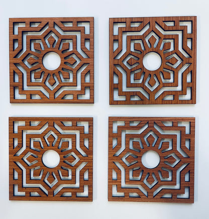Drink Coasters - Set of 4 pattern Coaster Set