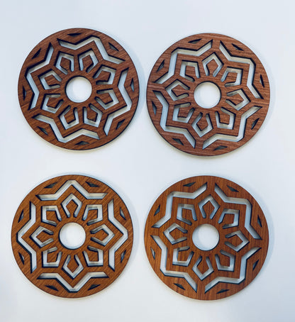 Drink Coasters - Set of 4 pattern Coaster Set