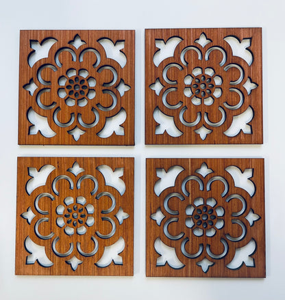 Drink Coasters - Set of 4 pattern Coaster Set