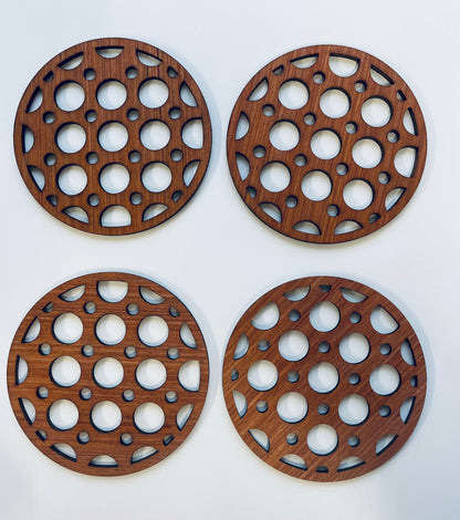 Drink Coasters - Set of 4 pattern Coaster Set