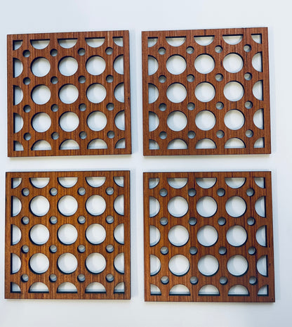 Drink Coasters - Set of 4 pattern Coaster Set