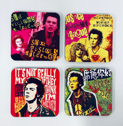 Drink Coasters - Set of 4 pattern Coaster Set