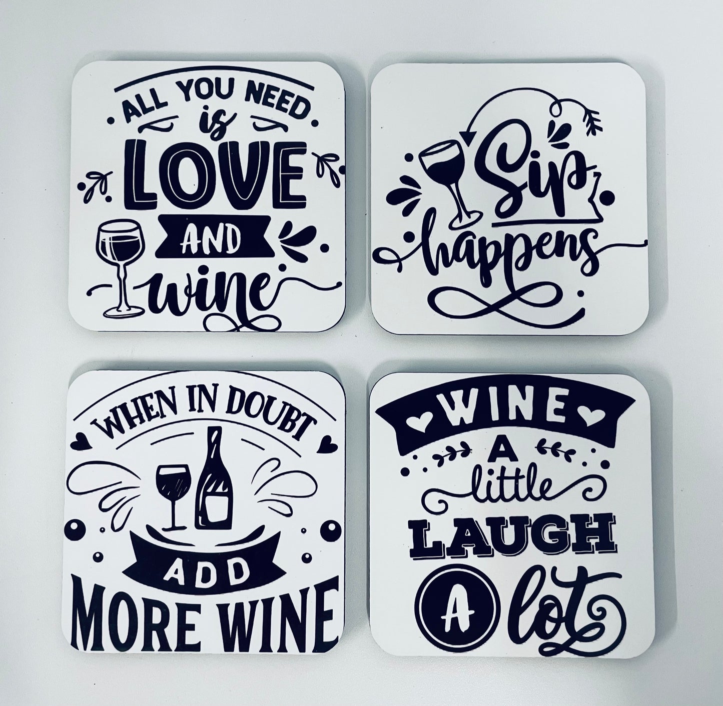 Drink Coasters - Set of 4 pattern Coaster Set