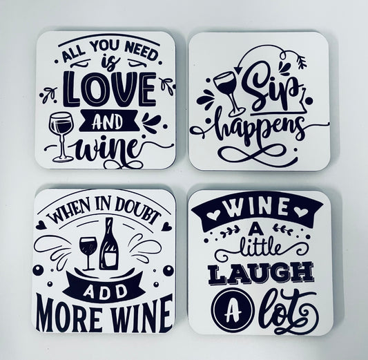 Drink Coasters - Set of 4 pattern Coaster Set