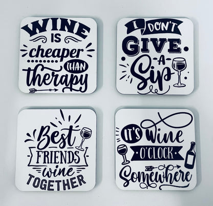 Drink Coasters - Set of 4 pattern Coaster Set
