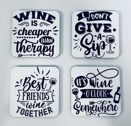 Drink Coasters - Set of 4 pattern Coaster Set