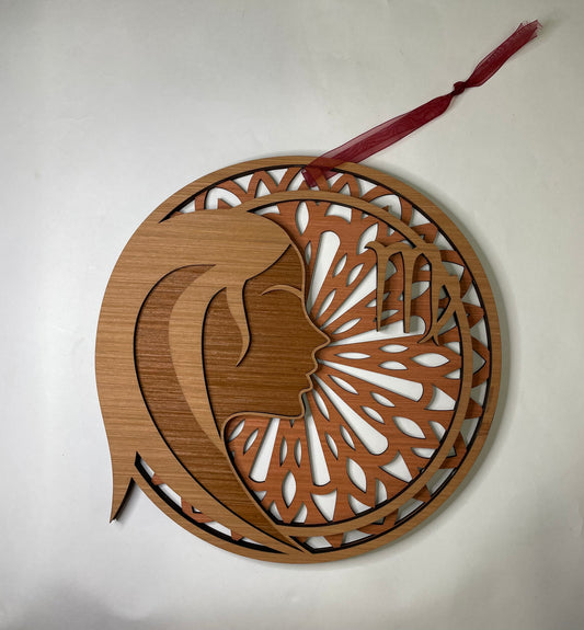 Virgo Zodiac 3D Mandala Layered Wall Art