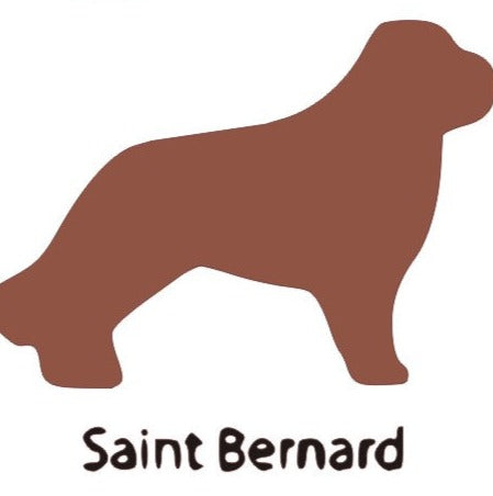 Saint Bernard Wooden Bone Shaped Lead Holder or Key Holder