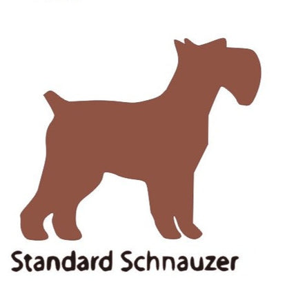 Standard Schnauzer Wooden Bone Shaped Lead Holder or Key Holder