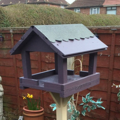 Bird Feeder Table - Lavender and Country Cream