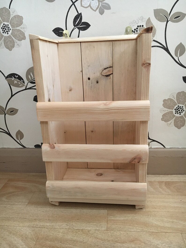 Toilet Roll Storage - Reclaimed wood