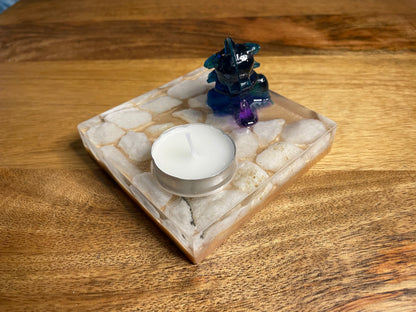 Tea Light Candle Holder Epoxy Resin