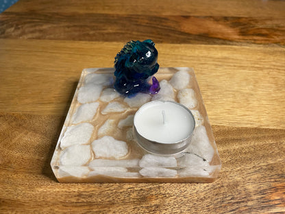 Tea Light Candle Holder Epoxy Resin