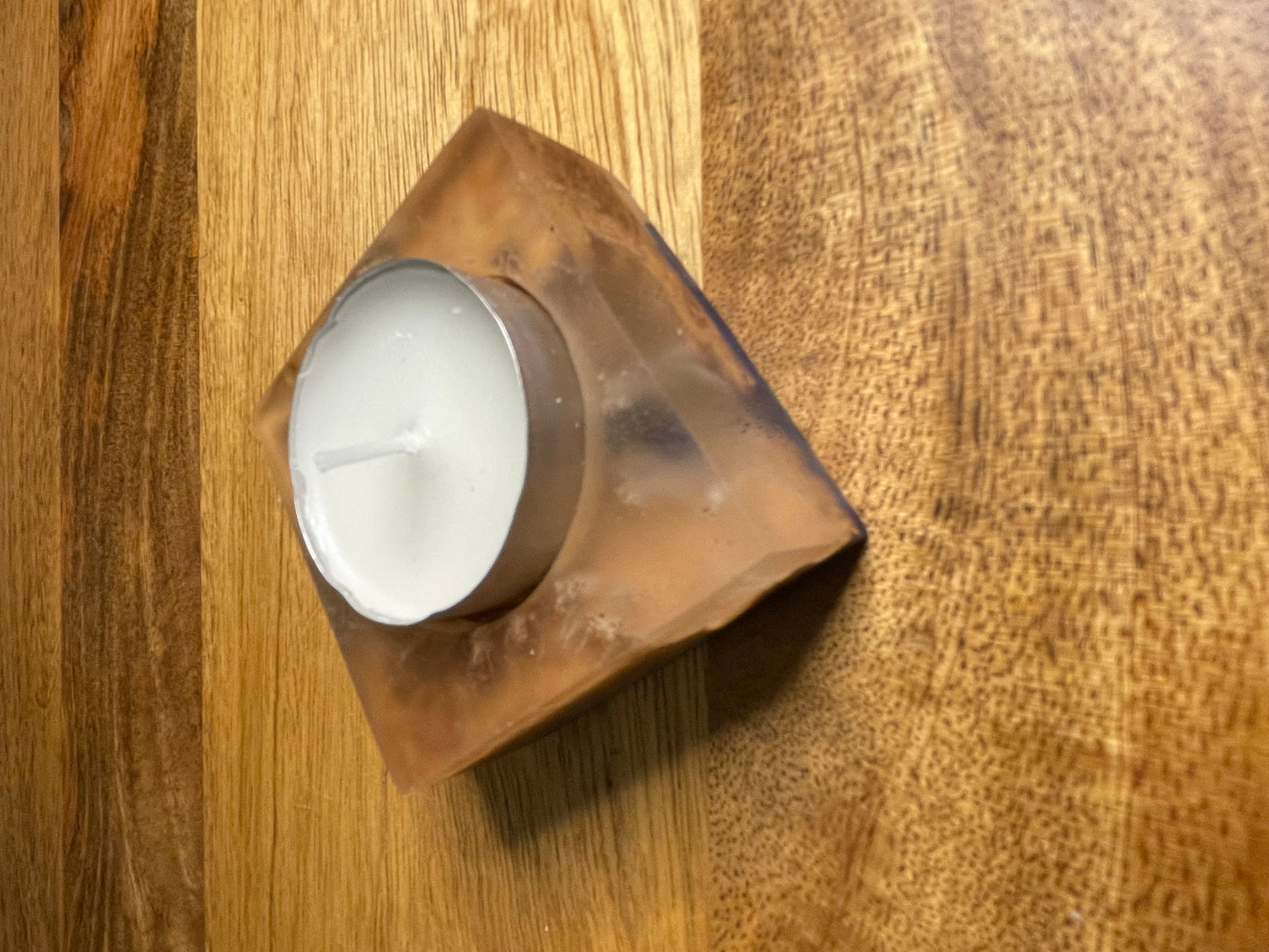 Tea Light Candle Holder Epoxy Resin