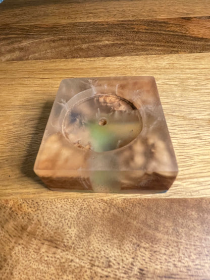 Tea Light Candle Holder Epoxy Resin